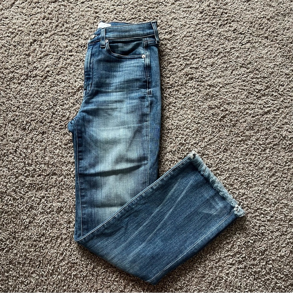 NWOT Women's AYR The Bomb Pop Mid-Rise Jeans Denim Medium Blue size 27